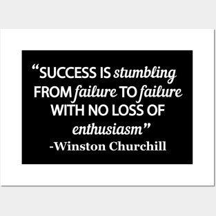 Success and Enthusiasm Posters and Art